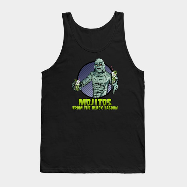 Mojitos from the Black Lagoon Tank Top by FanboyMuseum